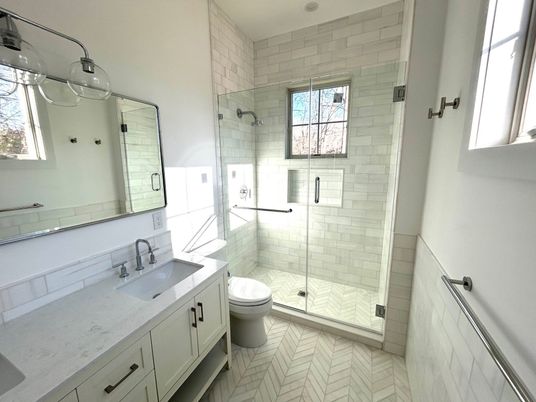 Bathroom, Glass Shower, Interior