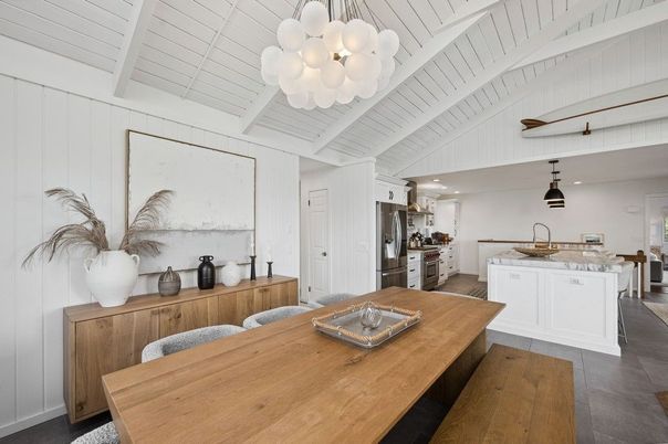 Dining room, Interior, Kitchen, Pendant Lights
