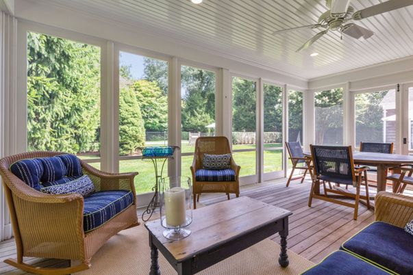 Interior, Sun Room, Wood Texture Flooring
