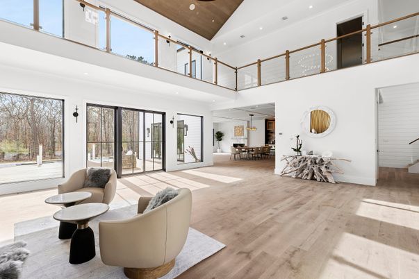 Dining room, Interior, Recessed Lighting, Wooden Ceilings, Wood Texture Flooring