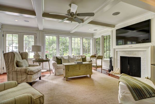 Fireplace, Interior, Living room, Recessed Lighting