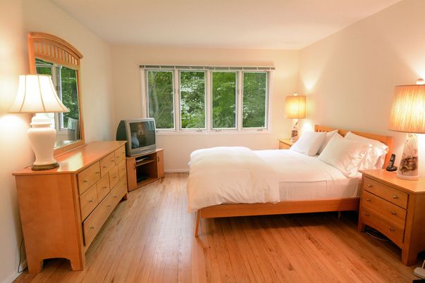Bedroom, Interior, Wood Texture Flooring