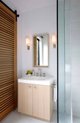 Bathroom, Glass Shower, Interior