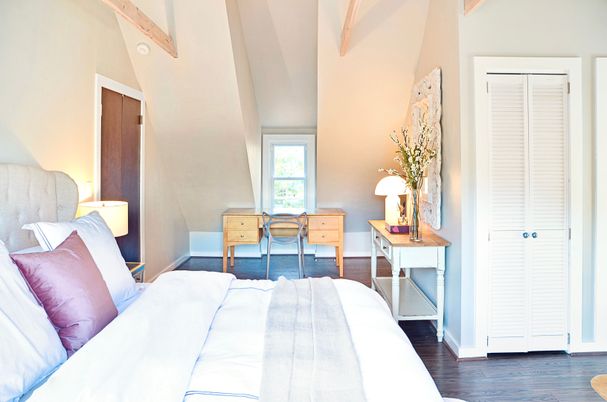 Bedroom, Interior, Wood Texture Flooring