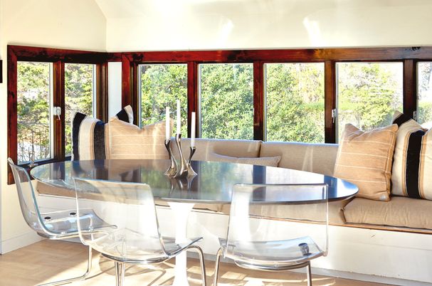 Dining room, Interior, Wood Texture Flooring