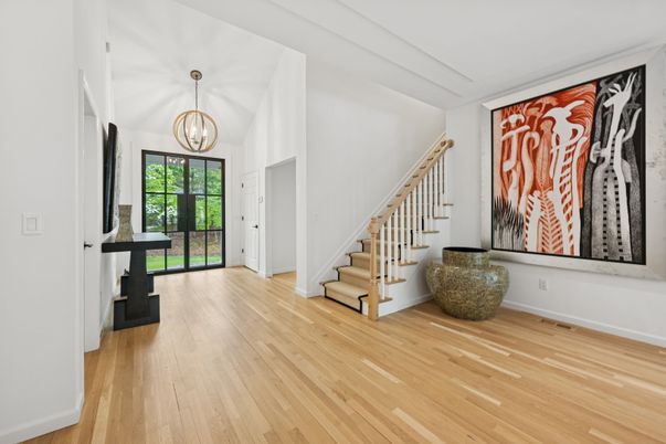 Interior, Pendant Lights, Wood Texture Flooring