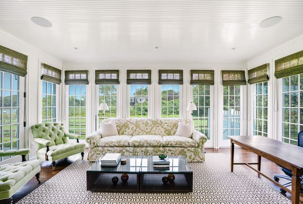 Interior, Living room, Recessed Lighting, Sun Room