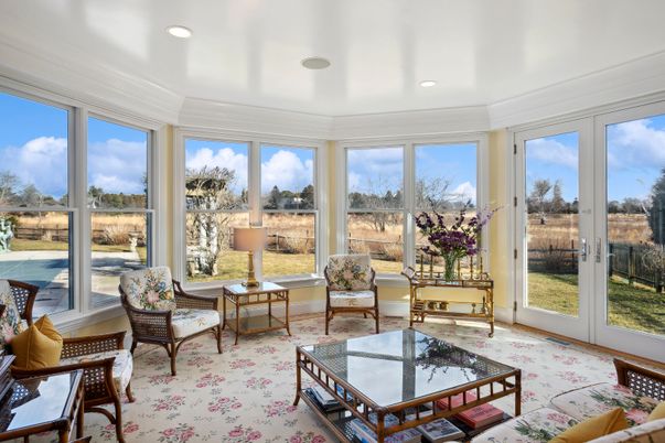 Interior, Living room, Recessed Lighting, Sun Room