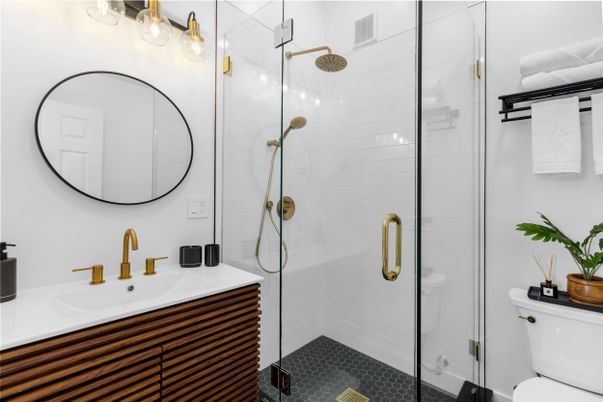 Bathroom, Glass Shower, Interior