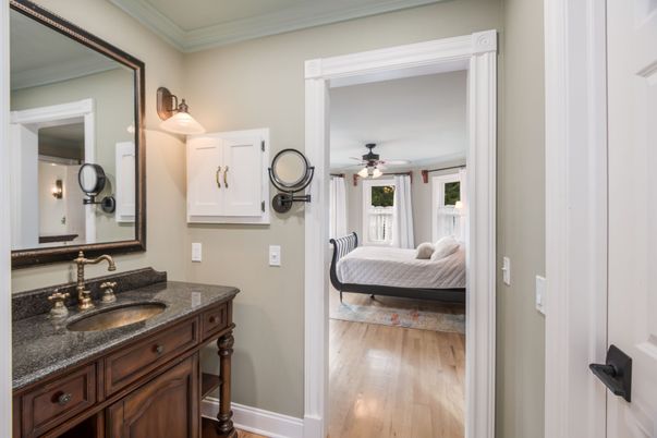 Bathroom, Interior, Wood Texture Flooring