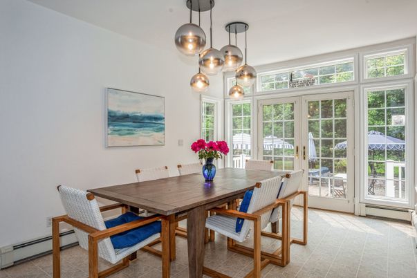 Dining room, Interior, Pendant Lights