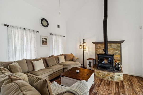 Fireplace, Interior, Living room, Wood Texture Flooring