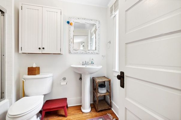 Bathroom, Interior, Wood Texture Flooring