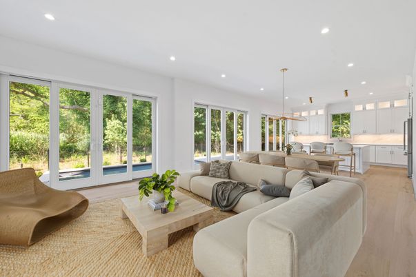 Dining room, Interior, Kitchen, Living room, Pendant Lights, Recessed Lighting