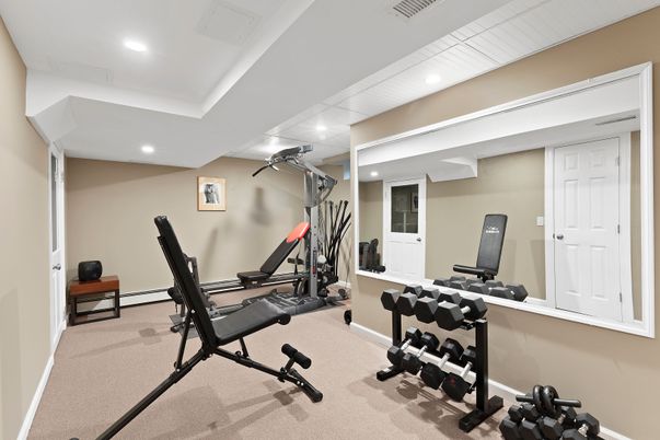 Fitness Equipment, Interior, Recessed Lighting