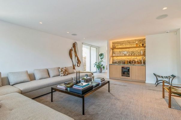 Interior, Living room, Recessed Lighting