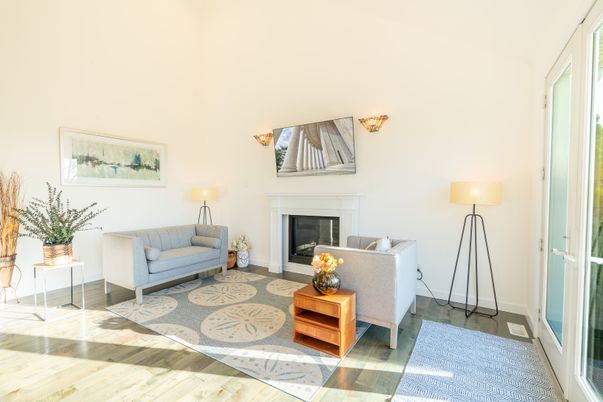 Fireplace, Interior, Living room, Wood Texture Flooring