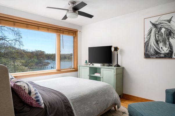 Bedroom, Interior, Water, Wood Texture Flooring