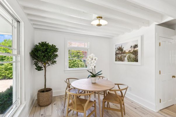 Dining room, Interior, Wood Texture Flooring