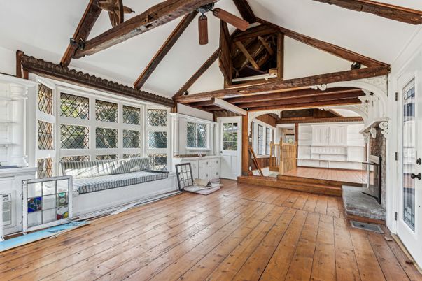 Interior, Wooden Beams, Wood Texture Flooring