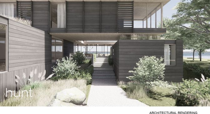 Exterior, Facade, Modern