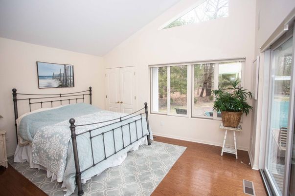 Bedroom, Interior, Wood Texture Flooring