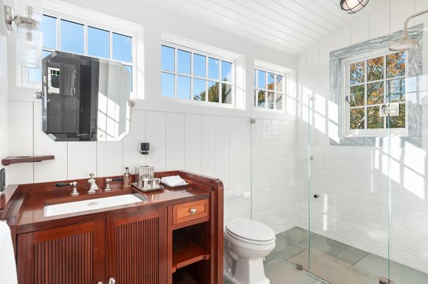 Bathroom, Glass Shower, Interior