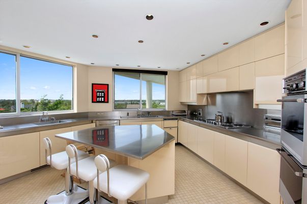 Interior, Kitchen, Recessed Lighting, Stainless Steel Appliances