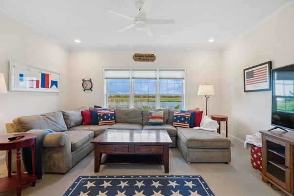 Interior, Living room, Recessed Lighting