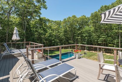Exterior, Pool, Wood Texture Flooring