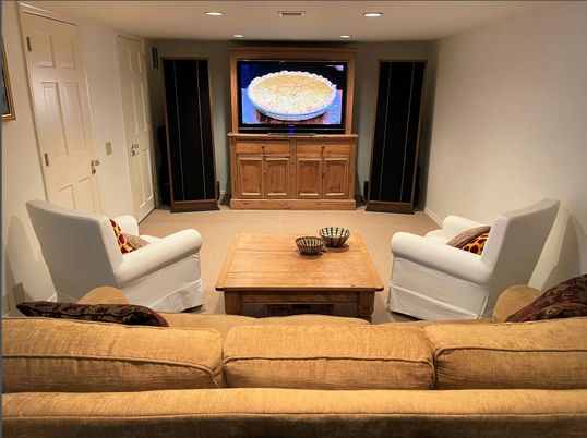 Interior, Living room, Recessed Lighting