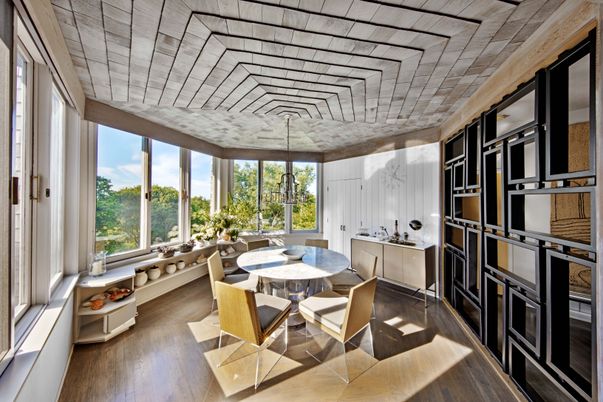 Dining room, Interior, Wood Texture Flooring