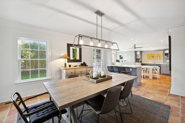 Dining room, Interior, Kitchen, Pendant Lights, Recessed Lighting