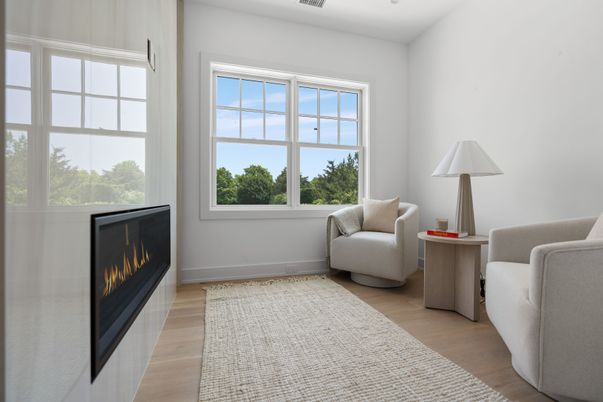 Fireplace, Interior, Wood Texture Flooring