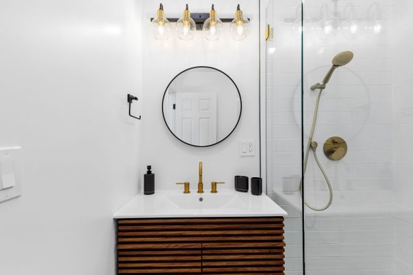 Bathroom, Glass Shower, Interior