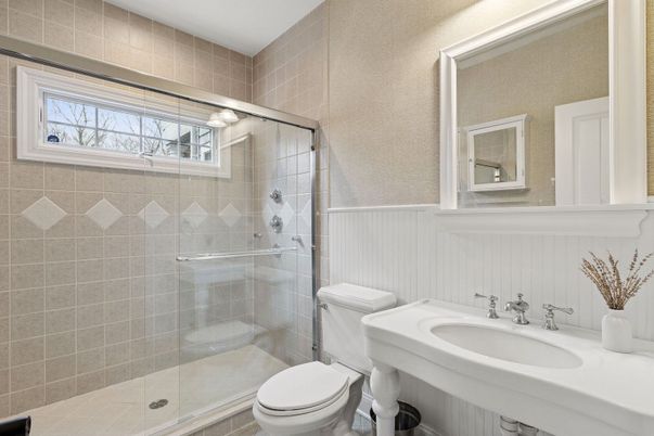Bathroom, Glass Shower, Interior