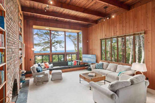 Fireplace, Interior, Living room, Stone Walls, Wooden Beams, Wooden Ceilings, Wooden Walls