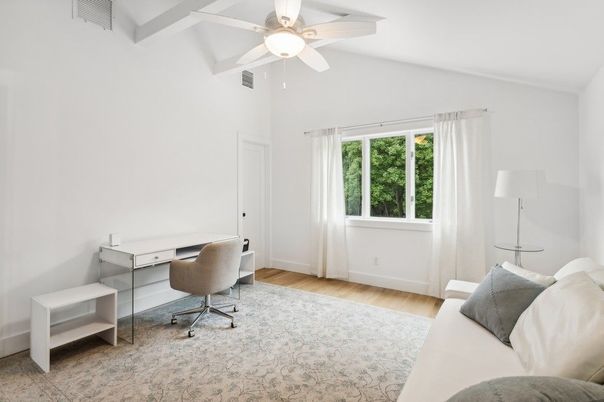 Home Office, Interior, Wood Texture Flooring