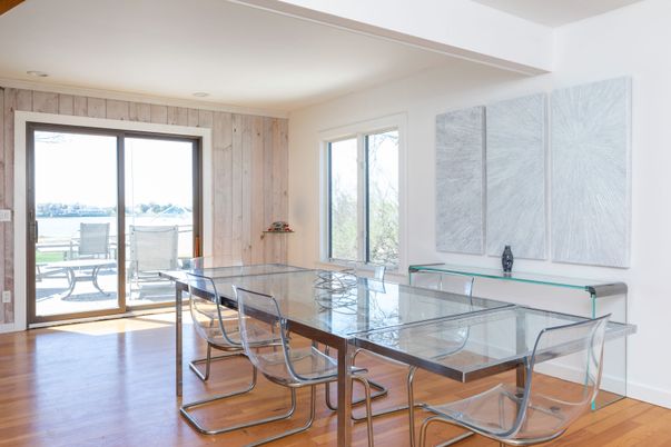 Dining room, Interior, Wood Texture Flooring
