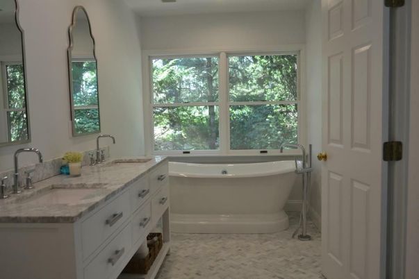 Bathroom, Dual Sink Vanities, Free Standing Baths, Interior