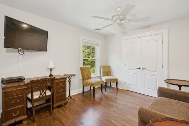 Home Office, Interior, Wood Texture Flooring