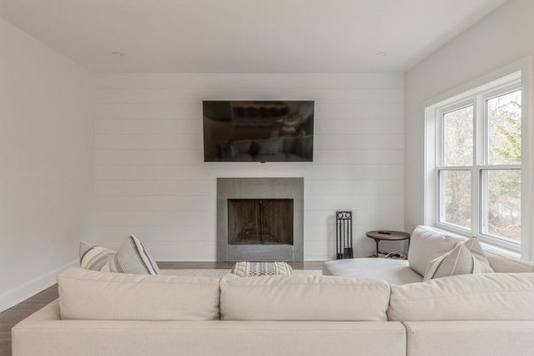 Fireplace, Interior, Living room, Wood Texture Flooring