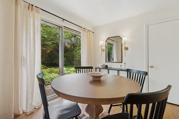Dining room, Interior, Wood Texture Flooring
