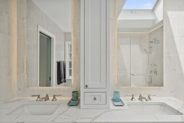 Bathroom, Glass Shower, Interior