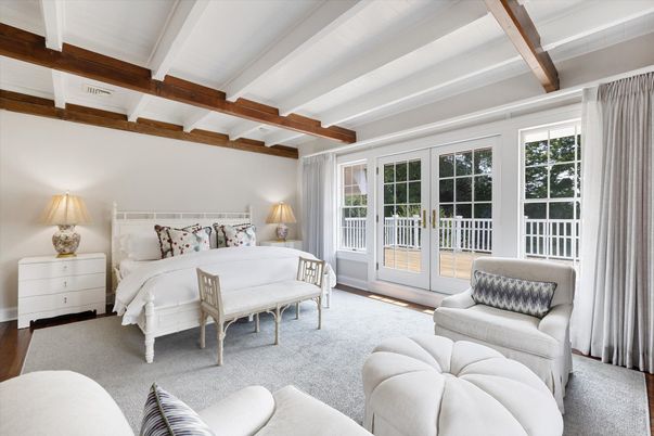 Bedroom, Interior, Wooden Beams