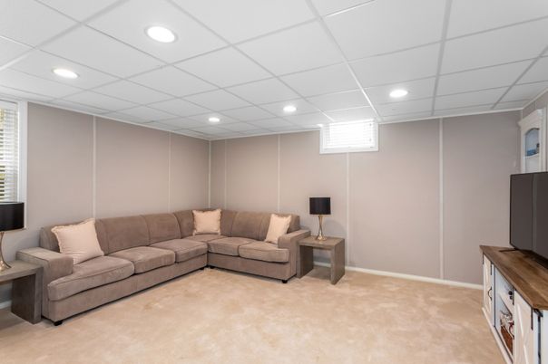 Interior, Living room, Recessed Lighting