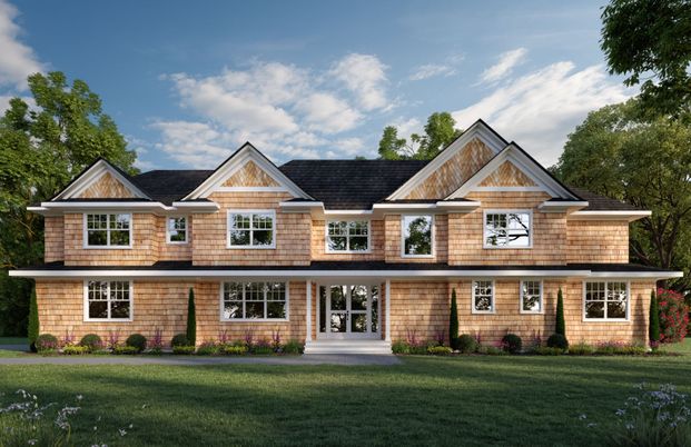 Exterior, Facade, Brick Traditional