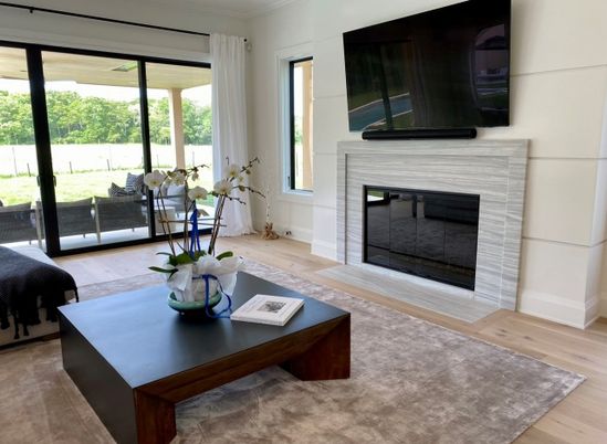 Fireplace, Interior, Wood Texture Flooring