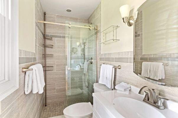 Bathroom, Glass Shower, Interior