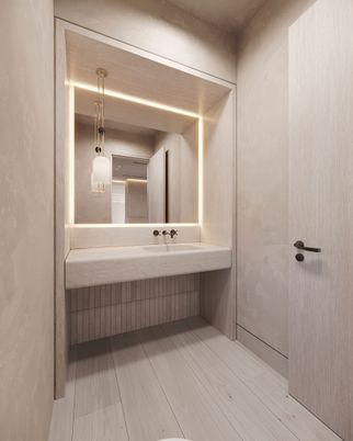 Bathroom, Interior, Pendant Lights